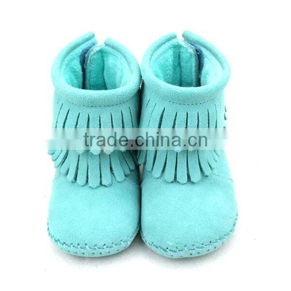 Wholesale Cute Fashion Baby Tassels kids snow walking shoe