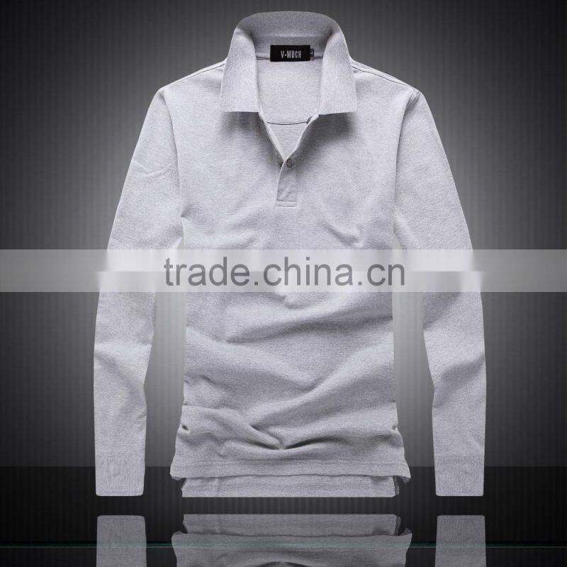 Professional polo shirts cotton polyester blend