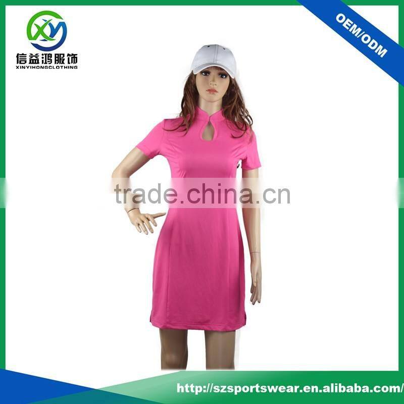 Dry wicking golf wear ,New style golf sports drsses /golf skirts wholesale with your logo design
