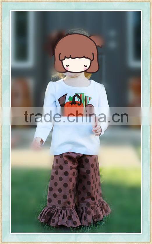 wholesale new design girls a Halloween pumpkin set the factory direct sales