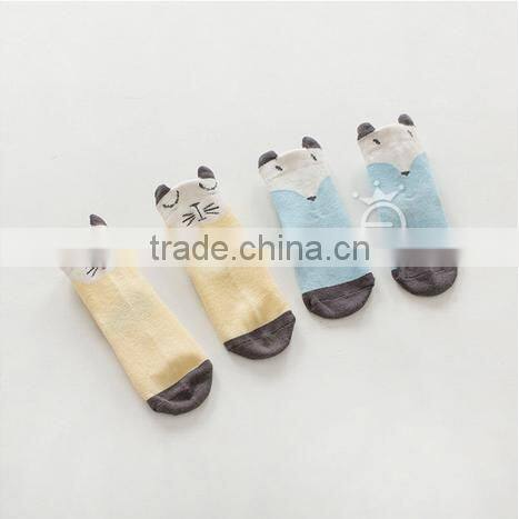baby cute cotton socks, silicone print baby socks,baby socks