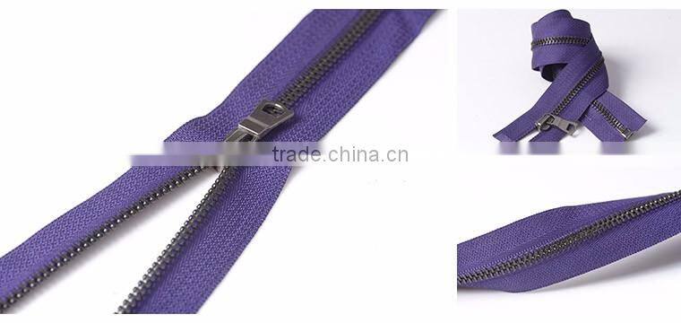 #5 Open end Metal Zipper for Bags