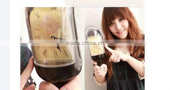 Melting Wine Bottle artistic table clock