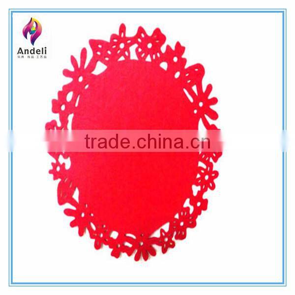 hot sale colorful wool felt dining kitchen table mats design