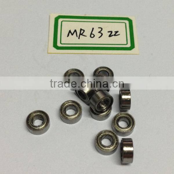 miniature ball bearing MR63ZZ for Fishing