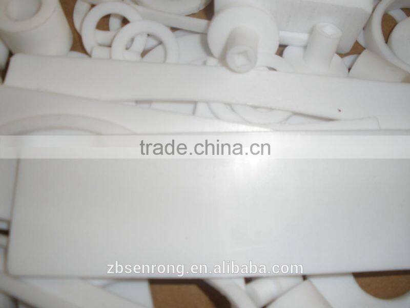 white PTFE scraps