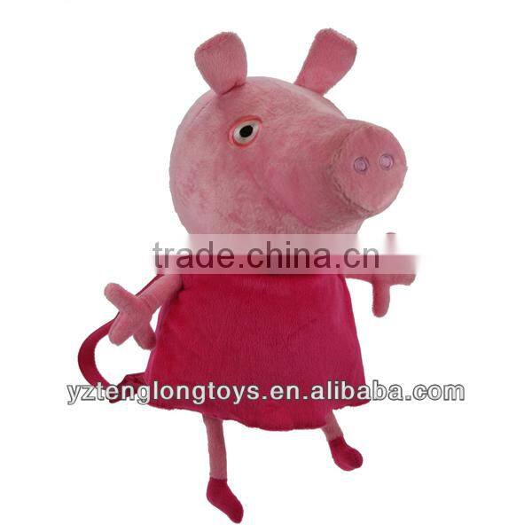 Factory Wholesale Animal Shaped Plush Backpack Ladybug Backpack
