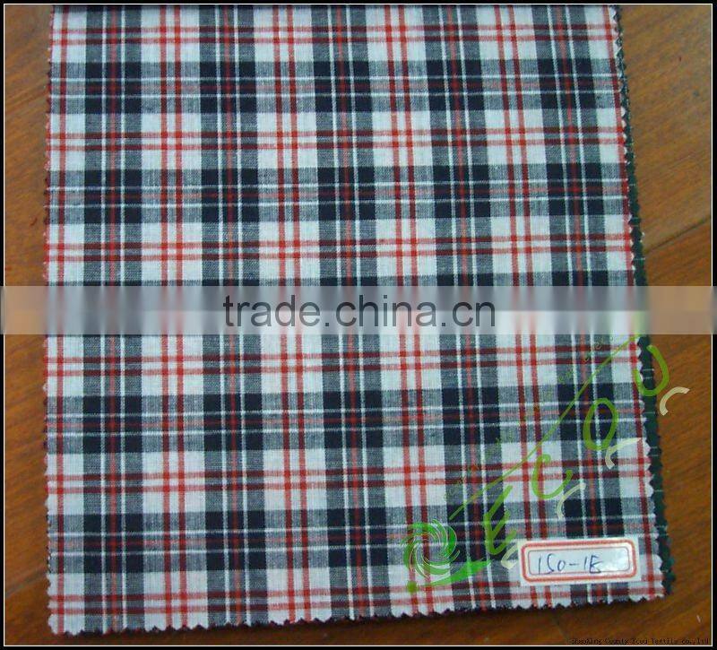 cotton check fabric in stock