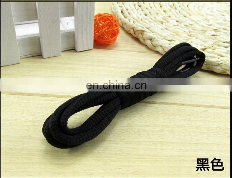 Strong fashinable 5mm polyester round shoelace