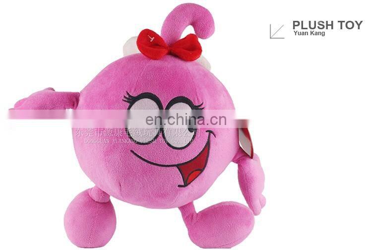 Custom plush cute emoji cartoon soft toy