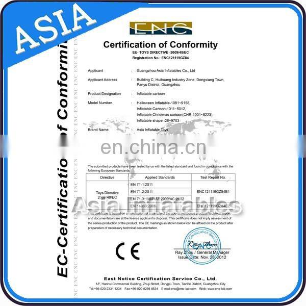 2016 Newest Eye Catching Custom Pumpkin Horse Light best Selling Advertising Inflatable Helium Balloon