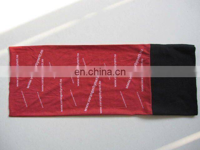 Tubular knitted bandana for sports