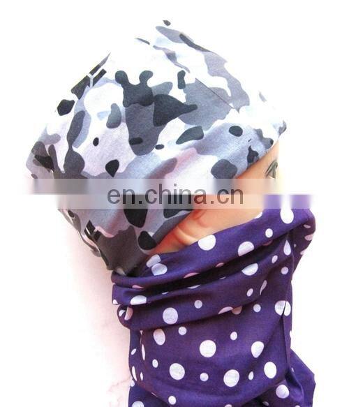 Wholesale 100% polyester bandana full mold logo printing sports multifunctional tube dot bandana
