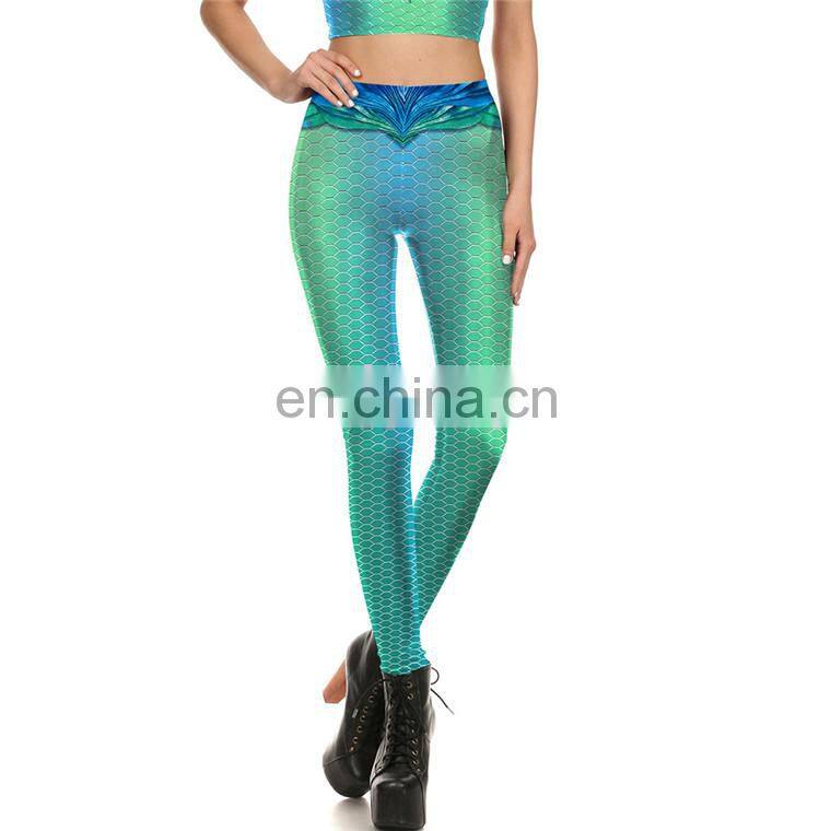 Wholesale Printed Workout Gym Custom Sport HIGH WAIST Yoga Legging For Women