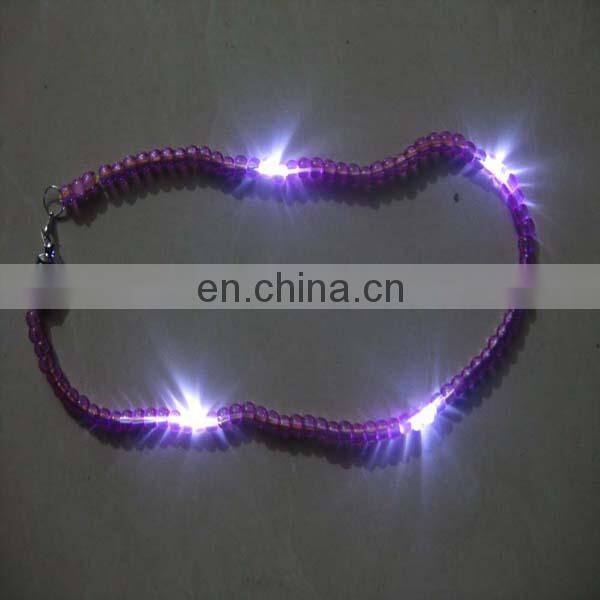 Cheap plastic bead necklace glovion fashion necklace fluorescent necklace