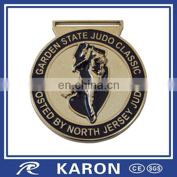 China masonic custom made metal medallion with ribbon