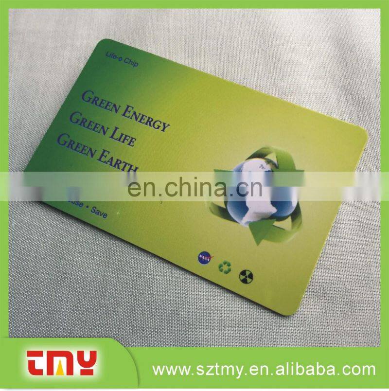 full color printing plastic card 3M self-adhesive plastic card