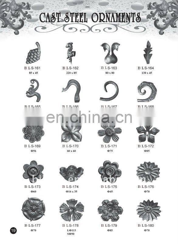 china decorative cast iron flowers manufacture
