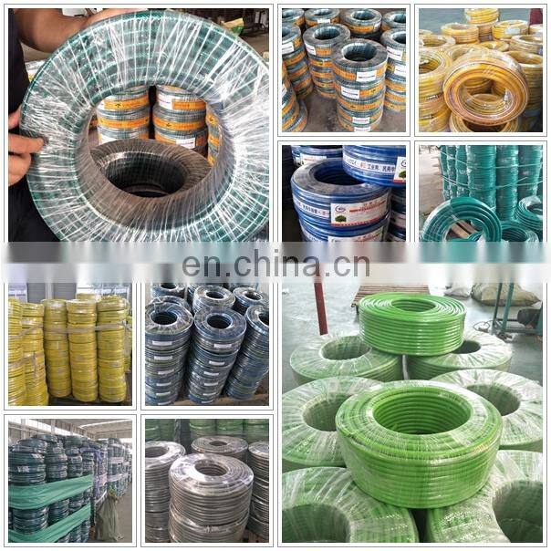 3/8" Flexible Clear PVC Fiber Braided Reinforced Plastic Hose