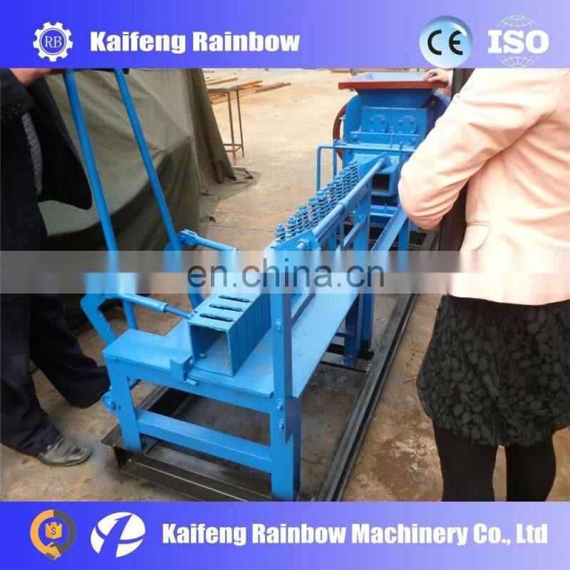 Popular red clay brick making machine for road