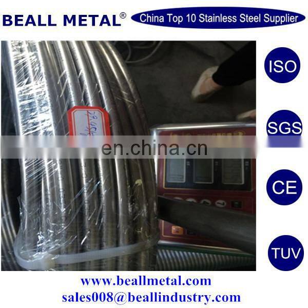 TOP Quality SA213 TP304 304L Seamless Stainless Steel Coil Tube manufacturer