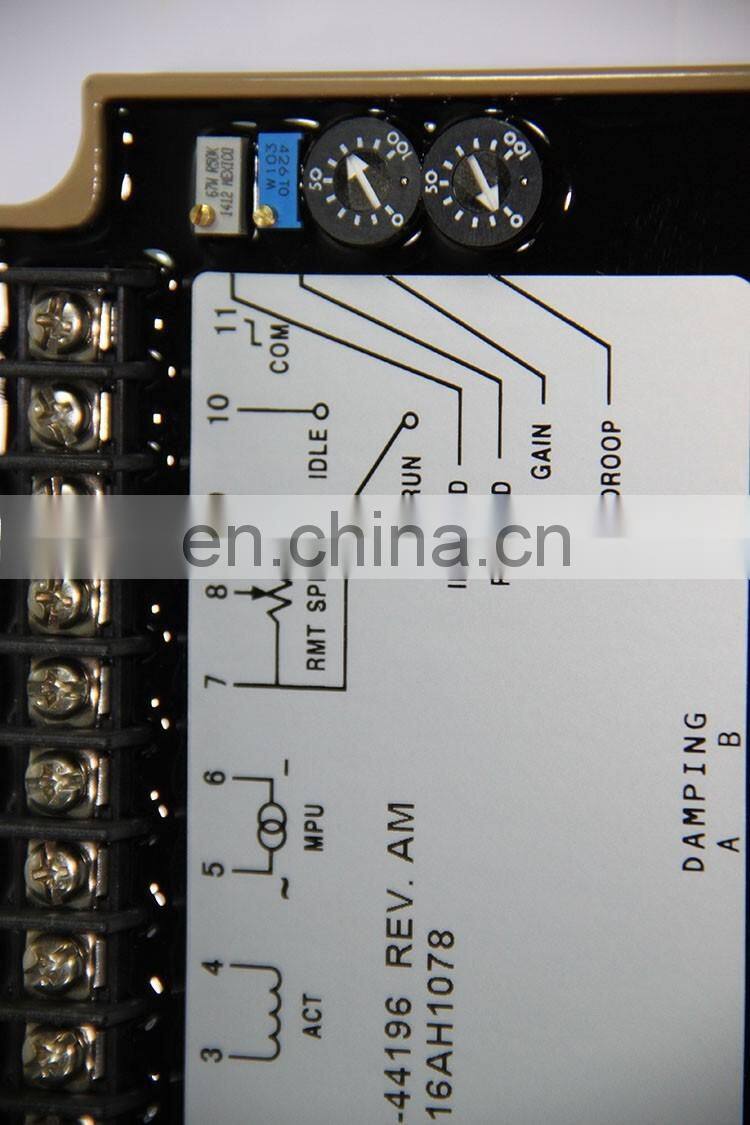 Generator Governor Speed Controller 3098693 3044195 for Cummins KTA19 k19 k38 k50 Engine Parts efc