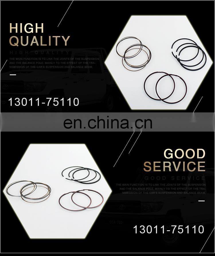 IFOB Piston ring for TOYOTA HILUX HIACE PRADO ENGIN 2TRFE PARTS 13011-75110 13011-75120