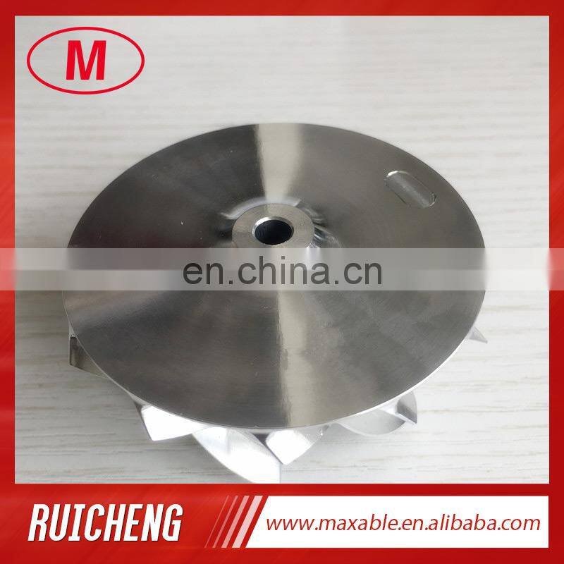 K16 5324-123-2206 49.62/61.98mm 6+6 blades performance billet/milling/aluminum 2618 compressor wheel for TTRS 1855-970-0000