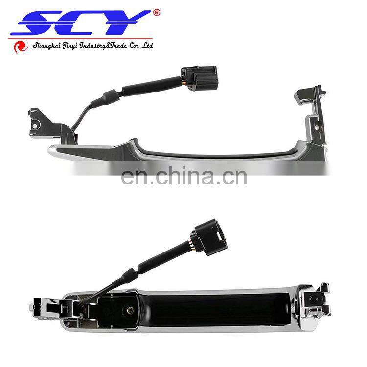 Front Left Outside Chrome Car Door Handle Smart Entry Suitable for Nissan Rogue OE 80640CZ31B 80640-CZ31B