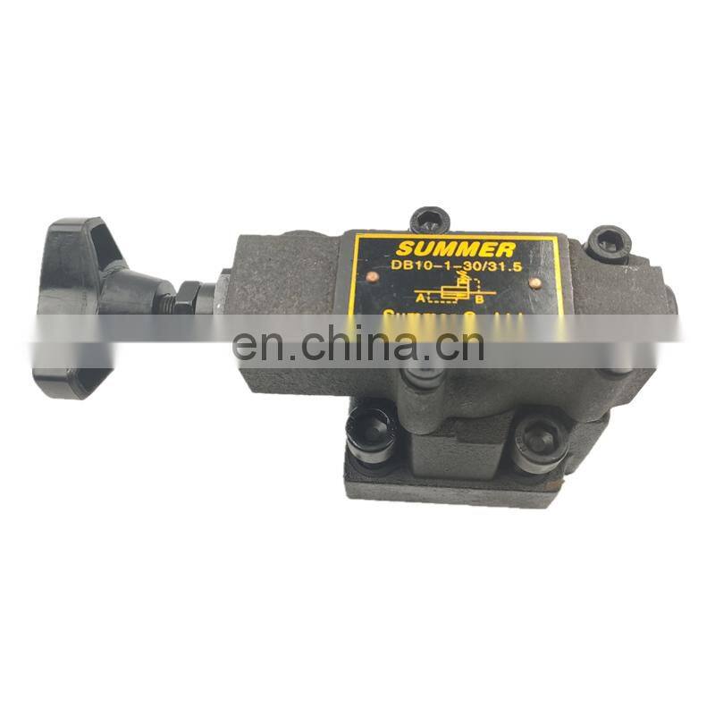 Trade assurance Direct acting remote relief valve SUMMER DB10-1-30/31.5