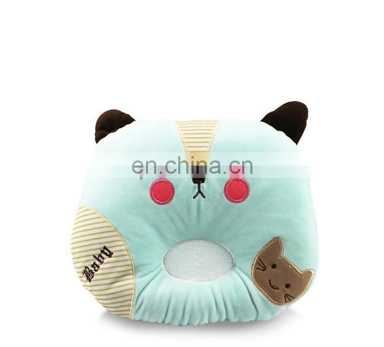 Velvet baby pillow wholesale baby head shaping pillow