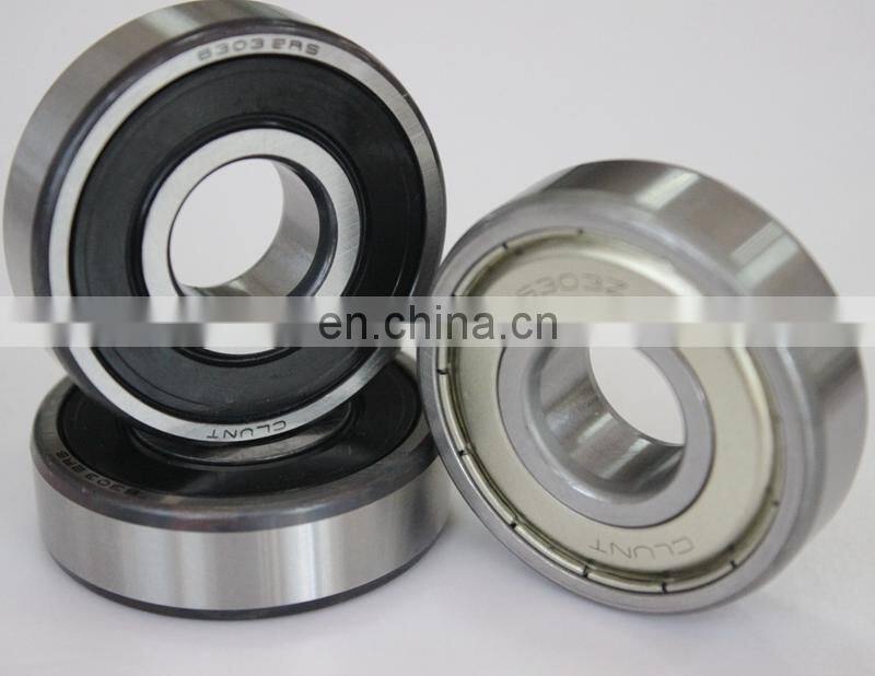 Ball bearing 6303ZZ 6303Z Deep Groove Ball Bearing 6303 Z ZZ ABEC-1 Made in China