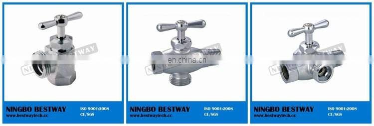 Chrom Plated Brass Angle Stop Valve with Pex Connection