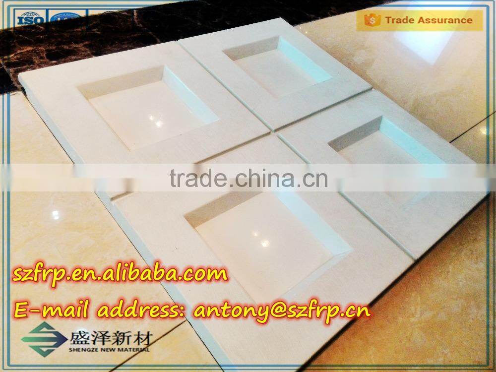 FRP light weight fiberglass reinforced plastic decorative wall covering panel
