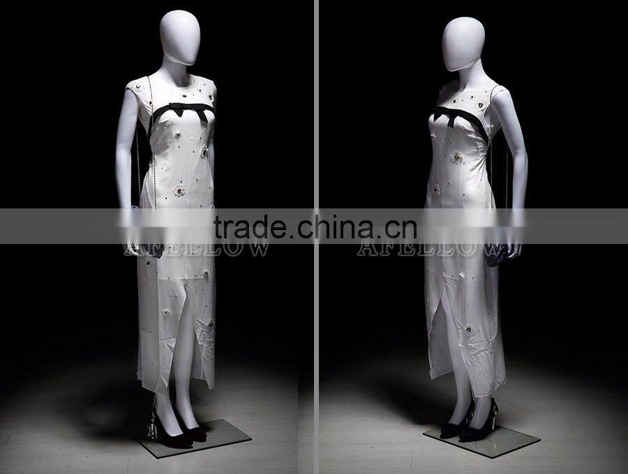 Abstract White female full body plastic women mannequin SF6W