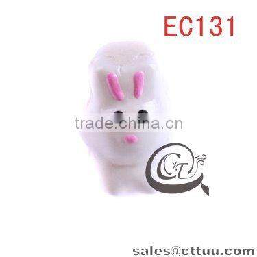2014 jewelry accessory rabbit pattern acrylic beads 8mm EC131(DIY)