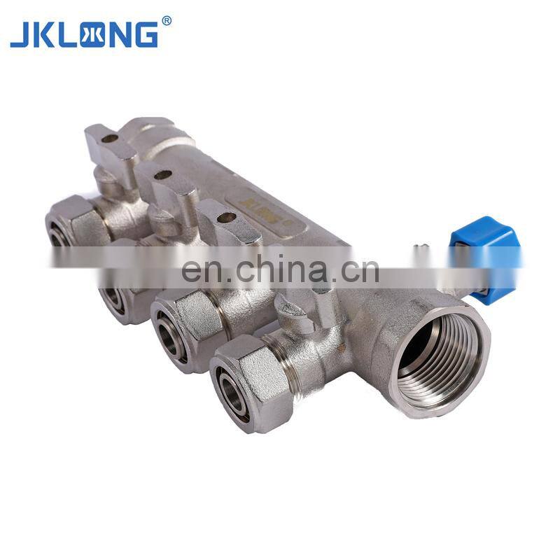 China Manufacturer Brass Water Manifold Central Control Heating HVAC