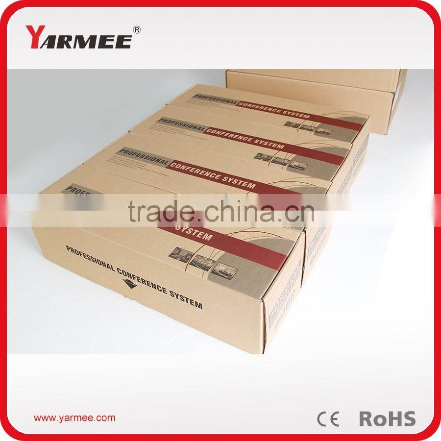 Professional full functions conference system with video tracking function YARMEE Voting conference system YC845