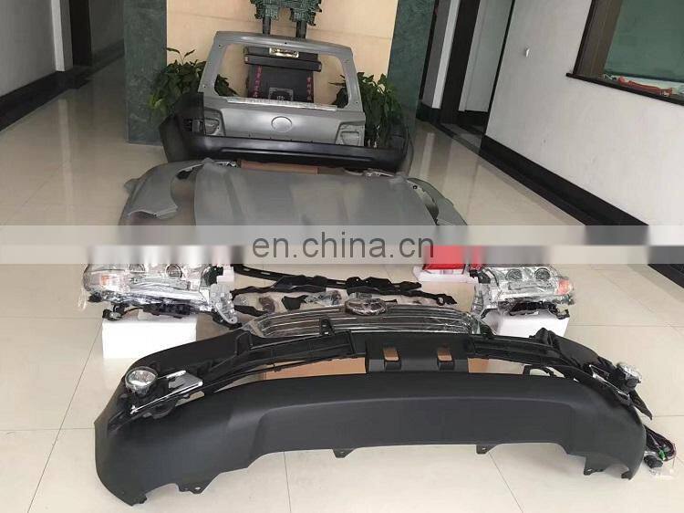 changzhou auto accessory factory body kit for land cruiser fj200 body kit 2008 upgrade to 2016 2018 old upgrade to new version