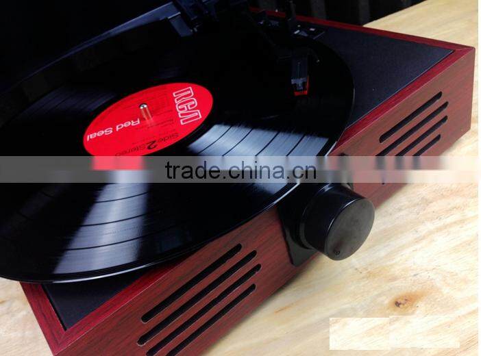 Hot Sale Turntable with 3 Speed& New Simple Turntable Player