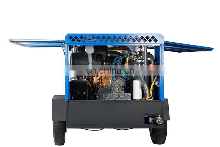 Liutech Most Efficient 17bar Portable Screw Compressor For Ground Engineering Drilling