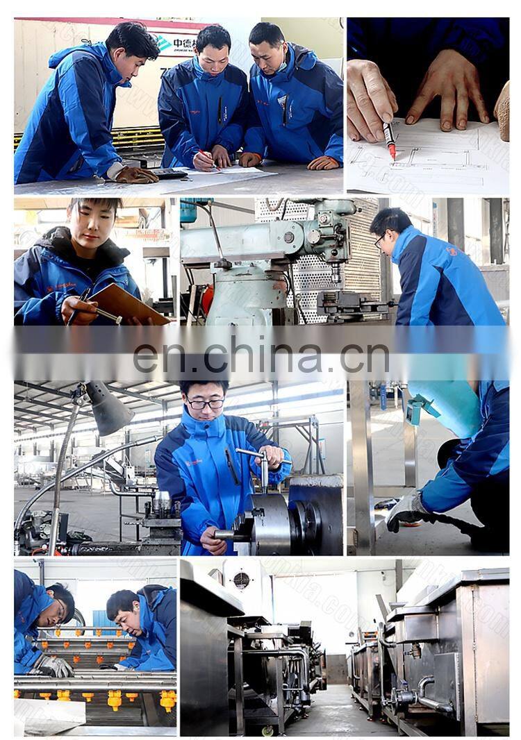 Automatic Potato Yam Washing Peeler Machine / Ginger Peeling Cleaning Machine