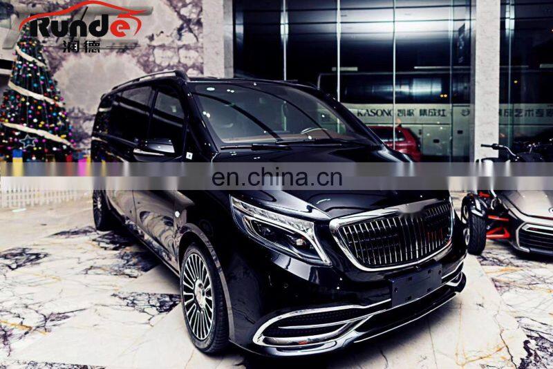 RUNDE W447 May-back Style Body Kits Including Bumper Side Skirt Hood For Mercedes BENZ W447 V250 V260