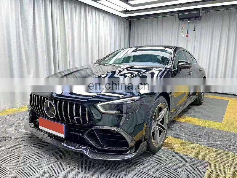 Runde Top Quality For Mercedes-Benz AMG GT50 GT53 Upgrade Brabus Style Carbon Fiber Body Kit Front Lip Rear Diffuser Spoiler