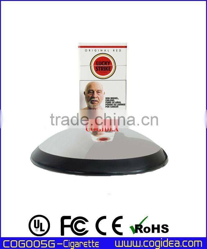 magnetic levitating pop display--cigarette