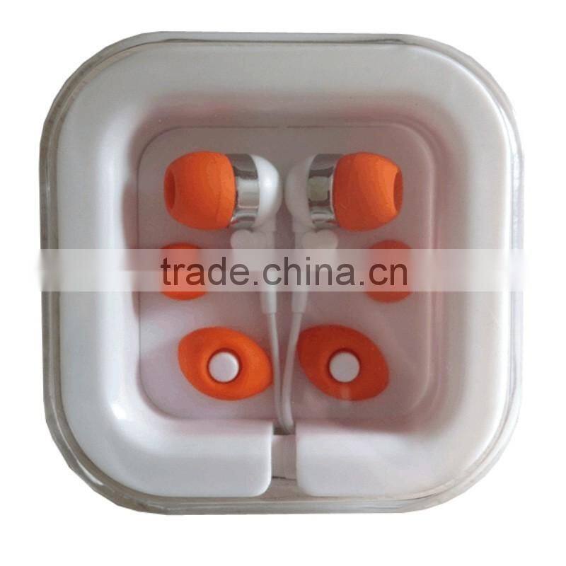 Funky colorful gift mp3 earphones for girls