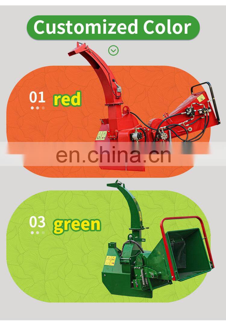 Big chipping capacity high efficiency BX62R BX92R, pto Log Timber Wood Branch Chipper Shredder