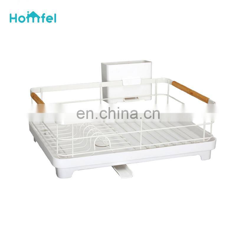 Compact Dish Rack Steel Dish Drainer Racks Wire Kitchen things Organizer and Holders