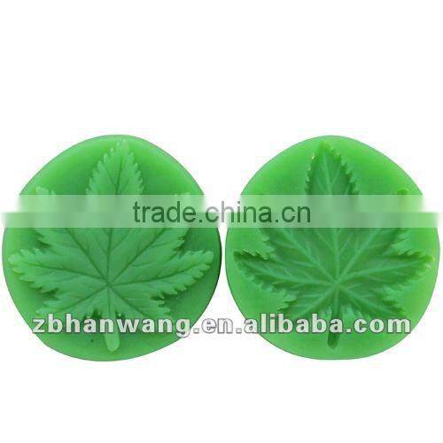 Q0010 leaf icing molds silicone icing molds cake decoration molds