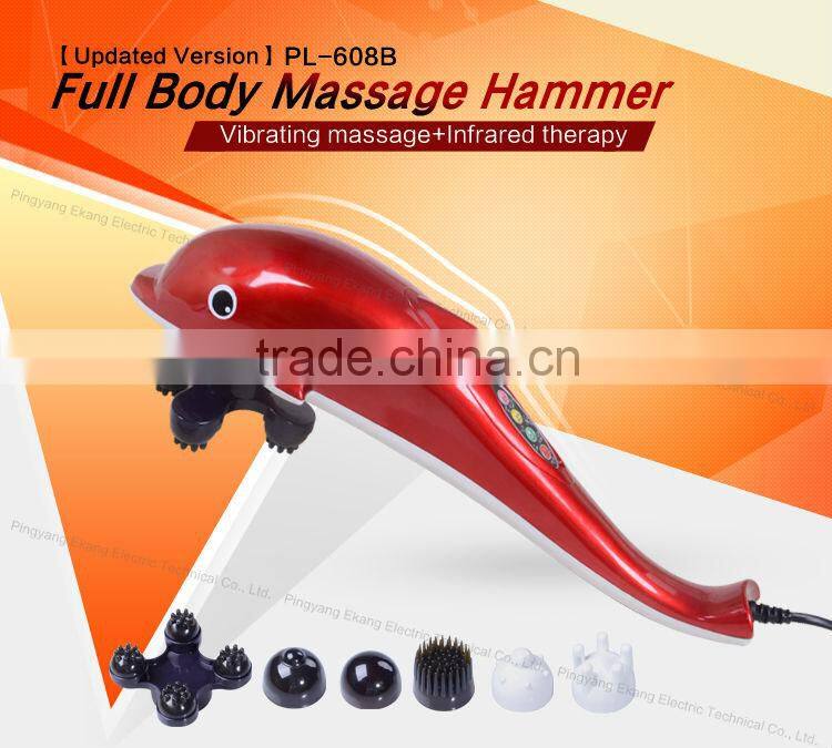 2014 new infrared dolphin personal massage hammer